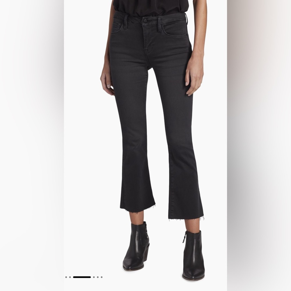 NWT FRAME Denim Le Crop Mini Boot Size 28